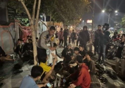 Sepakat Larang Anggota Pakai Atribut Perguruan Silat Saat Nongkrong di Mojokerto 1 razia