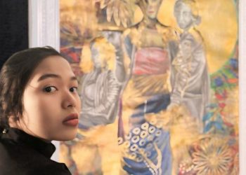 Lukisan Alif Sukma Gadis Asal Pasuruan Dipamerkan di Jepang, Ngaku Degdegan Diwawancarai Takashi Murakami 1 Sukma