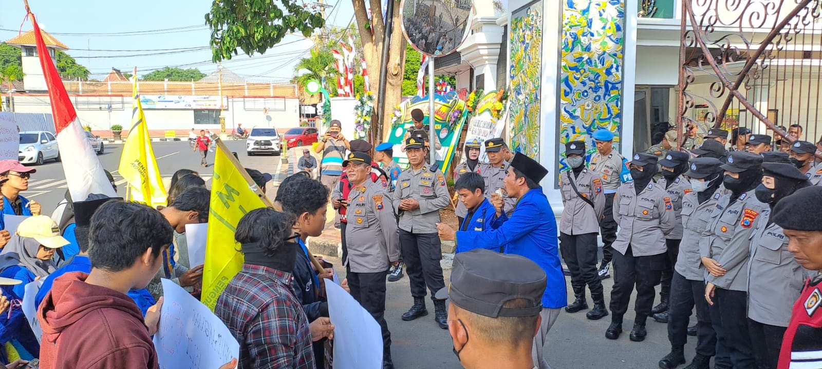 PMII Tuban Geruduk Kantor Bupati, Anggap Telantarkan Kesehatan Rakyat Miskin 3 Aksi PMII Tuban.