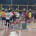Viral! Video Adu Jotos Antar Pemain Porkab VIII Memanas di Laga Semi Final Futsal Tuban 2024 8 Porkab VIII.