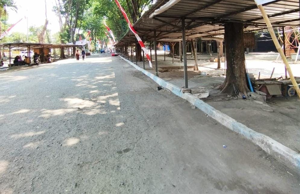 PKL di Mojokerto Tutup Lebih Awal, Imbas Peringatan 1 Suro 1 PKL di Mojokerto.