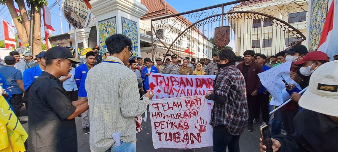 PMII Tuban Geruduk Kantor Bupati, Anggap Telantarkan Kesehatan Rakyat Miskin 1 PMII Tuban.