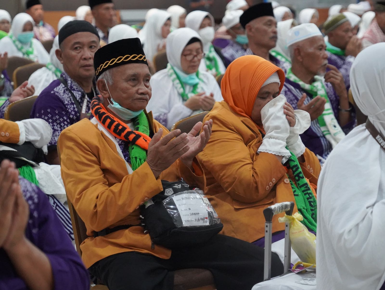 Jamaah haji Debarkasi Surabaya.