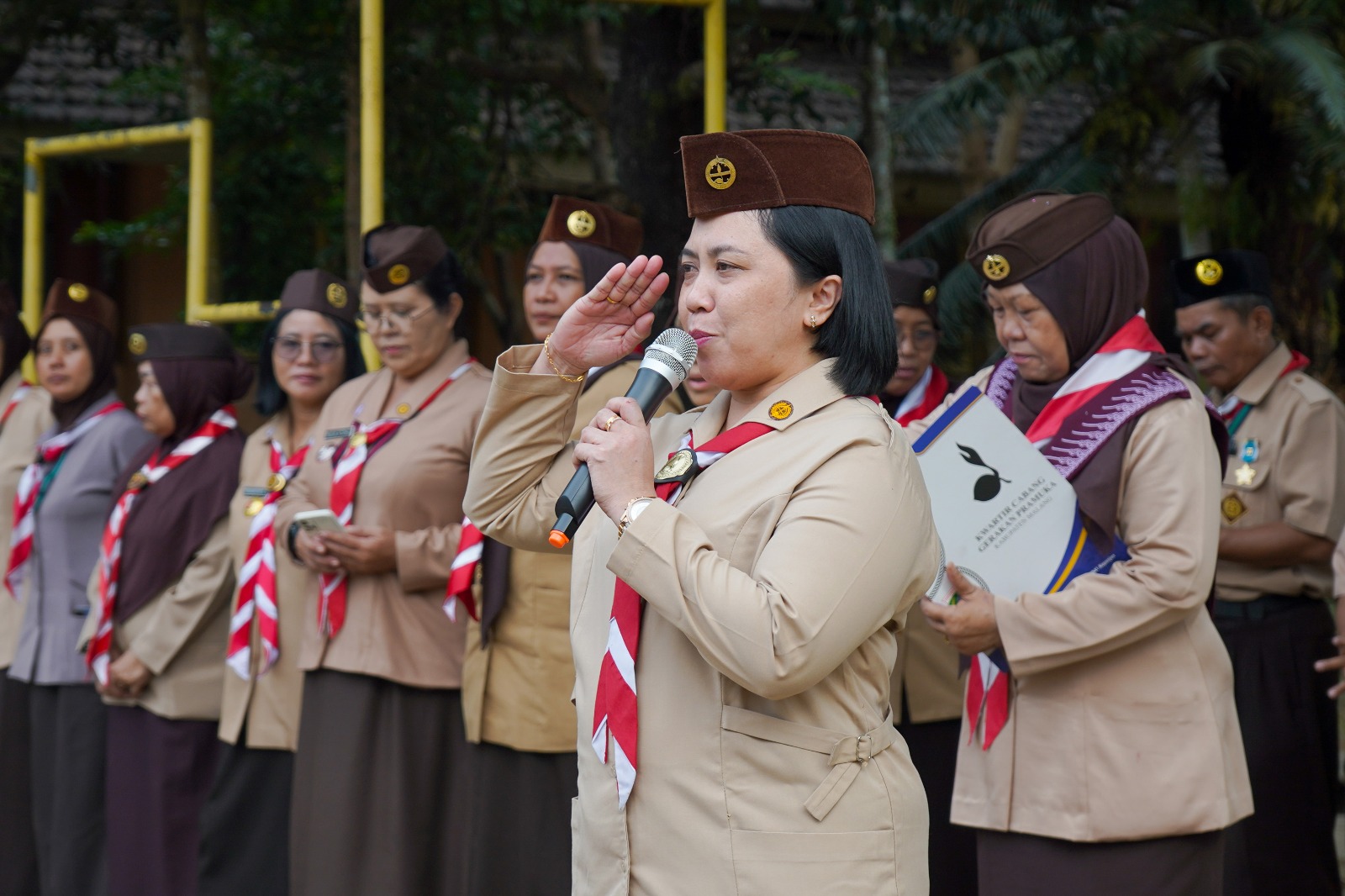 sambutan kegiatan KMD dan KML Unikama