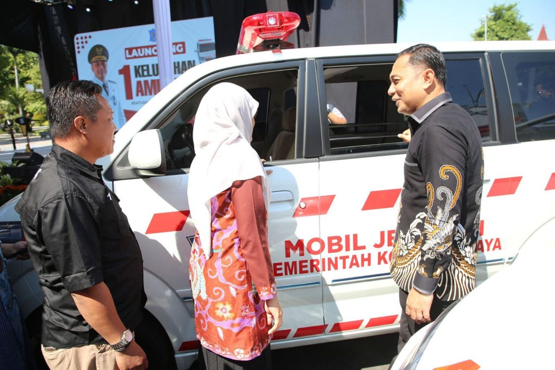 Tekan Angka Kematian, Pemkot Surabaya Luncurkan 1 Kelurahan 1 Ambulans 1 Angka kematian.