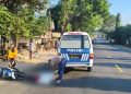 Kecelakaan tabrak truk.