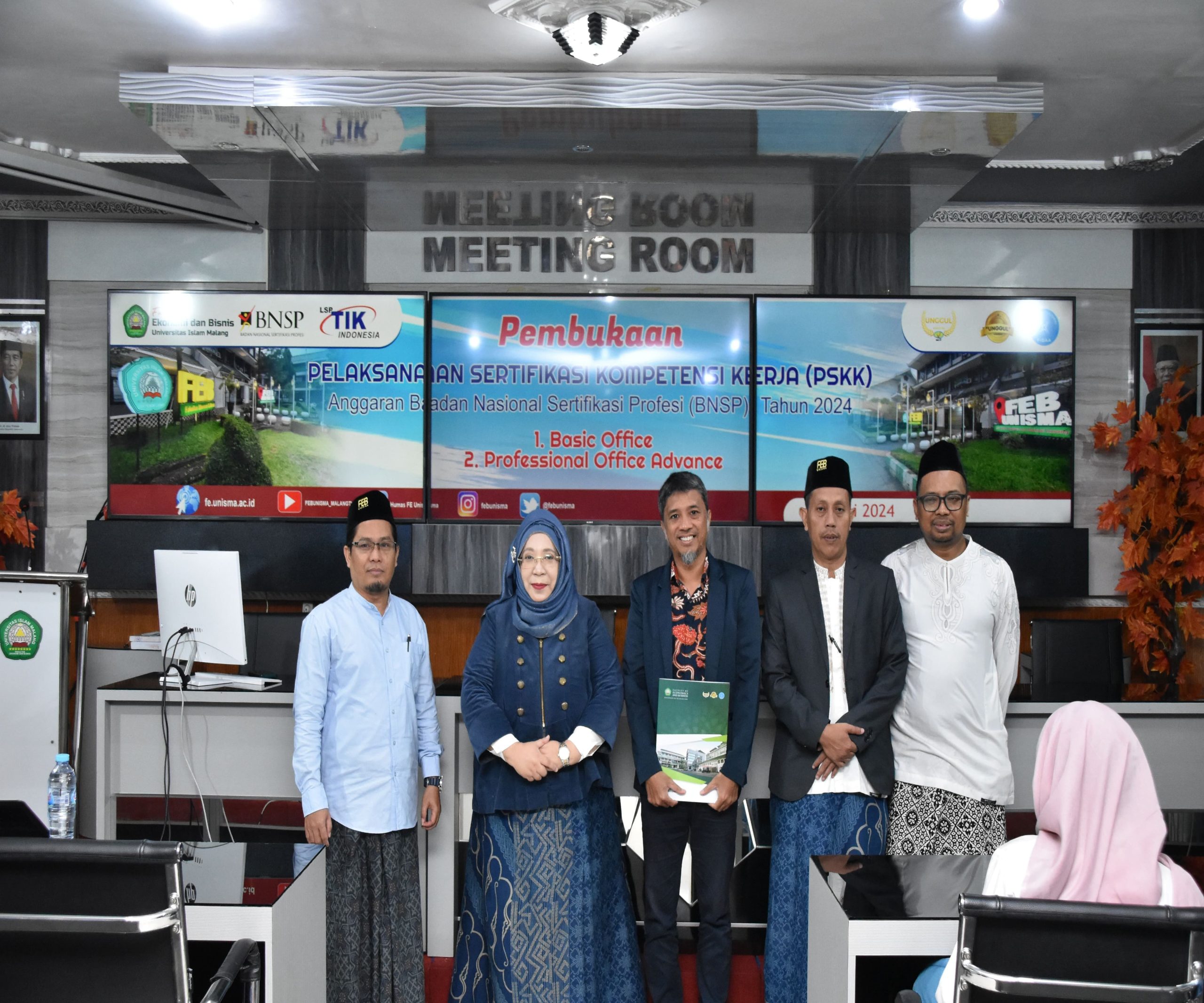 Sertifikasi kompetensi di FEB Unisma.