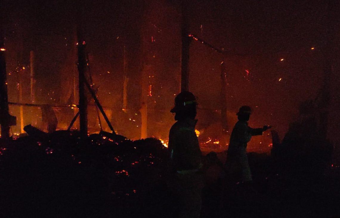 Kandang Berikut 28 Ribu Ekor Ayam di Malang Hangus Terbakar 1 kandang ayam