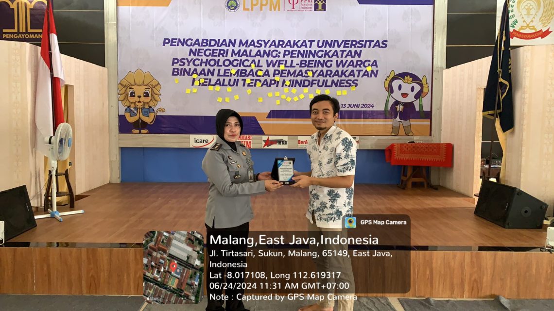 Peningkatan Psychological Well-Being Warga Binaan Lapas Perempuan Kelas IIA Malang Melalui Terapi Mindfulness 1 Lapas Peremuan