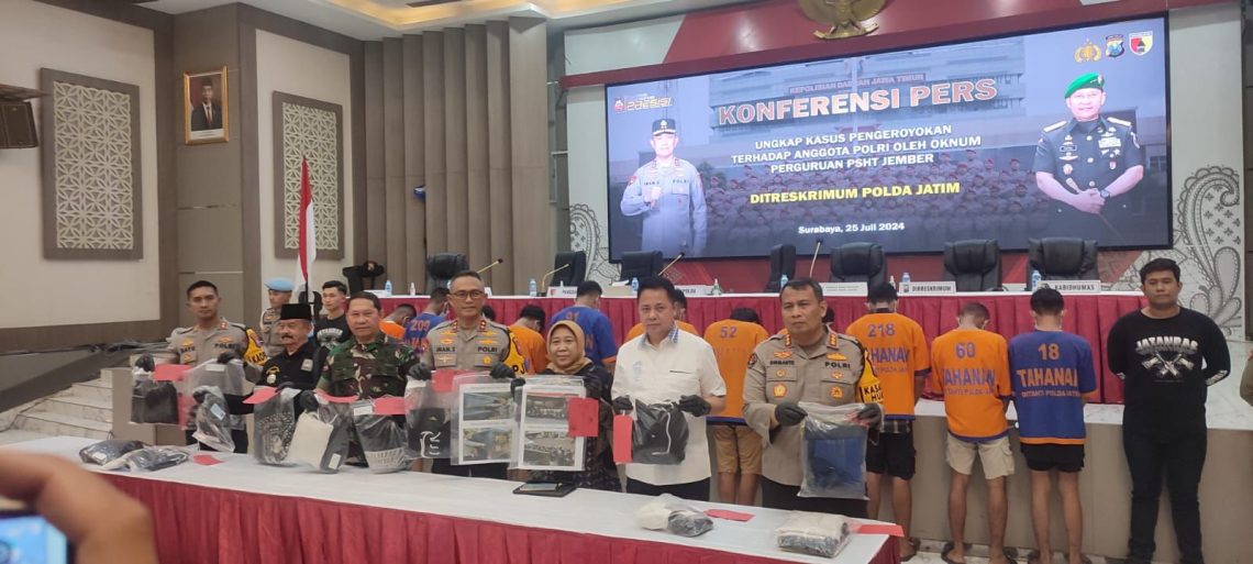 Polda Jatim Tetapkan 13 Anggota PSHT Tersangka Kasus Pengeroyokan Polisi di Jember, Dua Pelaku di Bawah Umur 5 PSHT Jember