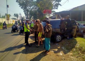 kecelakaan beruntun.
