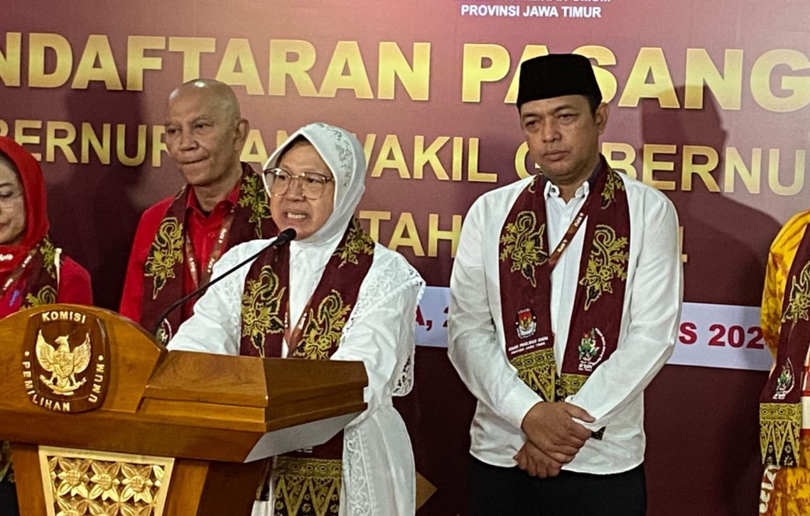 Daftar Cagub Jatim, Tri Rismaharini Akui Ingin Pimpin Wilayah Lain 1 Tri Rismaharini.