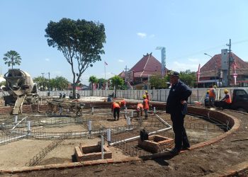 Sidak Progres Alun-Alun Jember, Komisi A DPRD Temui Pembangunan Tak Sesuai Rencana 2 Alun-Alun Jember.