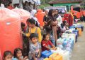 Krisis air bersih.