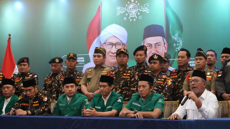 Rutin Gelar Apel Kesetiaan, Ketua PBNU: PKB Tidak Ada Urusan dengan Politik Praktis 2 Apel Kesetiaan PBNU.