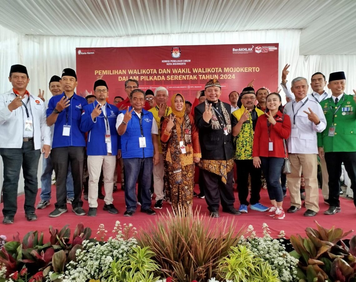 Ning Ita-Sandi Daftar ke KPU Kota Mojokerto, Usung Misi Keberlanjutan 1 Ning Ita-Sandi.