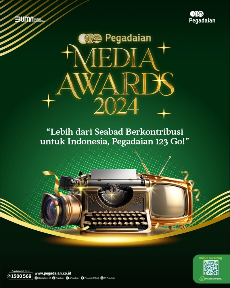 123 Go!! Pegadaian Media Awards 2024 Resmi Digelar 2 pegadaian award