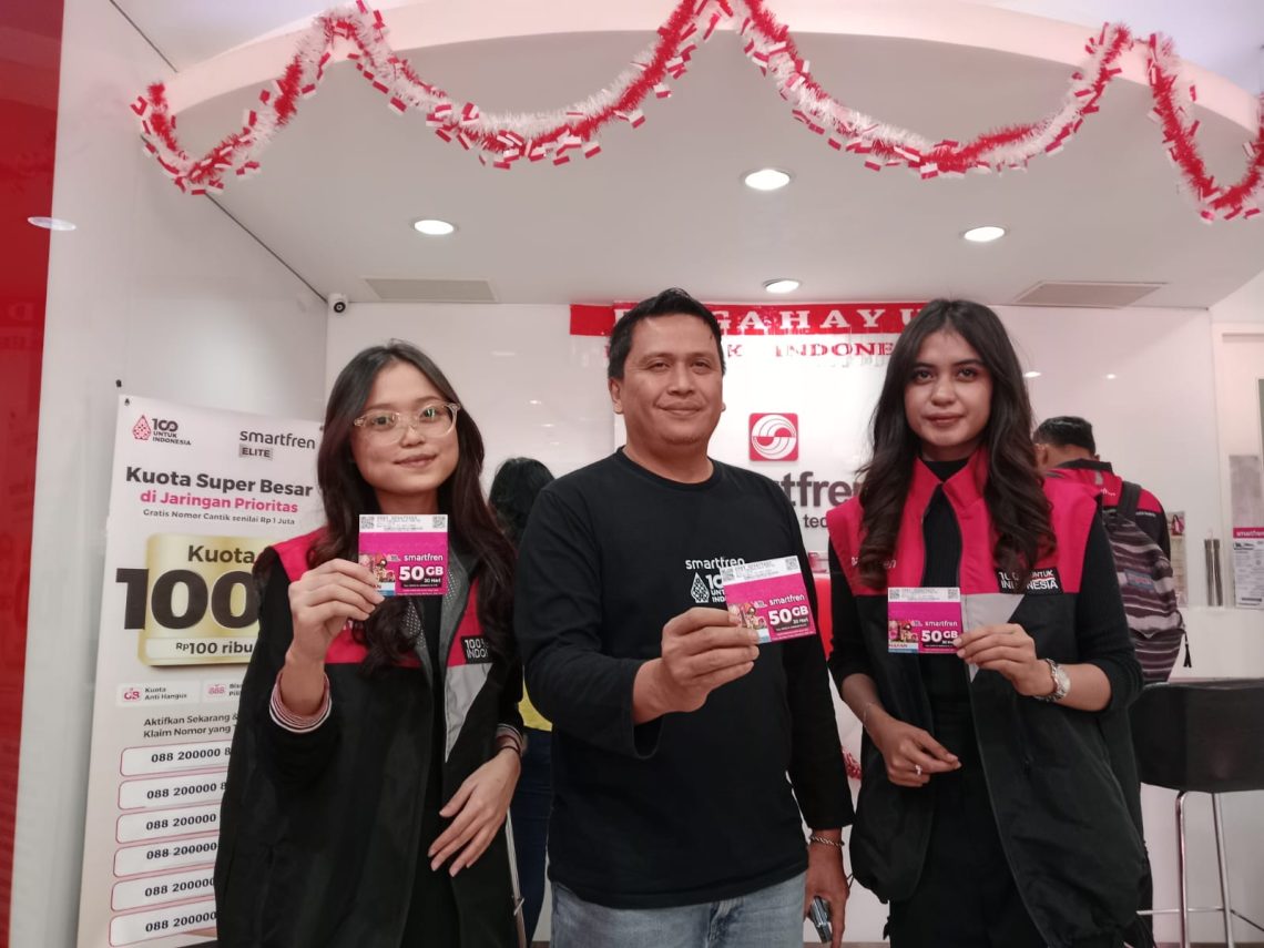 Lebih 12 Ribu Pelanggan Ikuti Gebyar Hadiah Smartfren 1 smartfreind