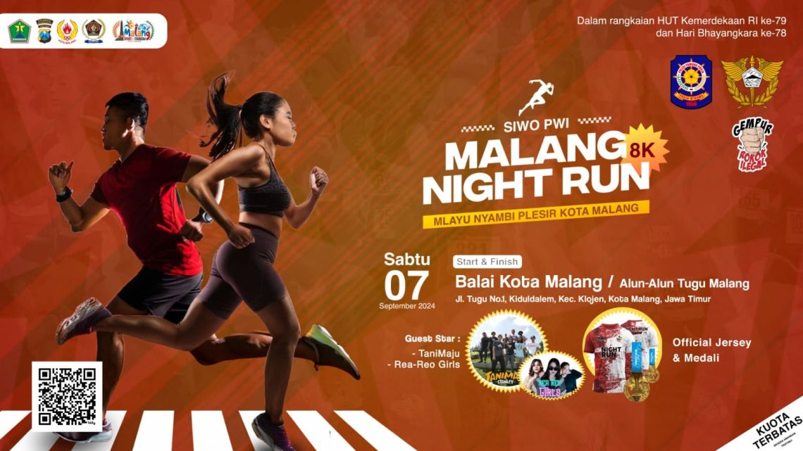 Dua Hari Lagi! Malang Night Run 2024 Beri Kejutan Super Besar bagi Peserta 1 Malang Night Run.