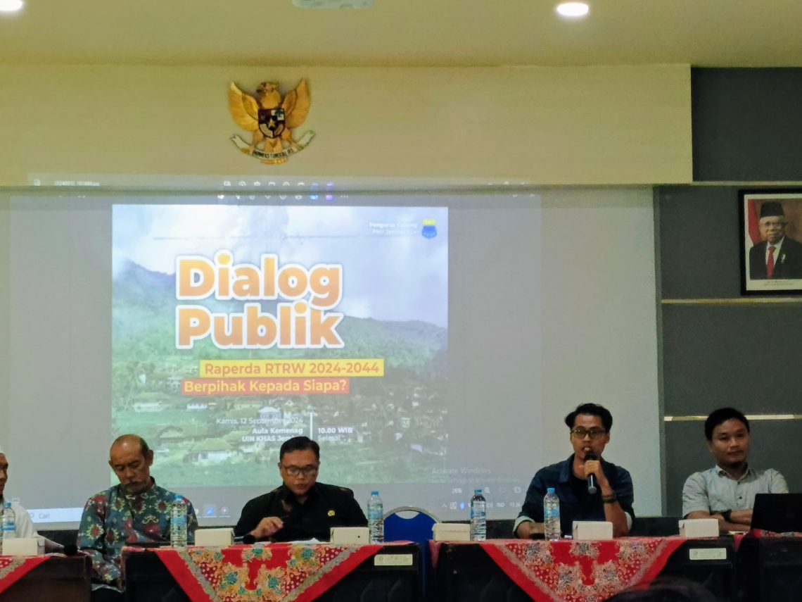 Terindikasi Plagiat 65 Persen, NA Raperda RTRW Kabupaten Jember Tahun 2024-2044 Tidak Layak Jadi Perda 1 Raperda RTRW.