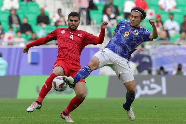 Bahrain vs Jepang Sapu Bersih: Samurai Biru Tebas The Reds di Kandang dengan Skor Telak 0-5 1 Bahrain vs Jepang.