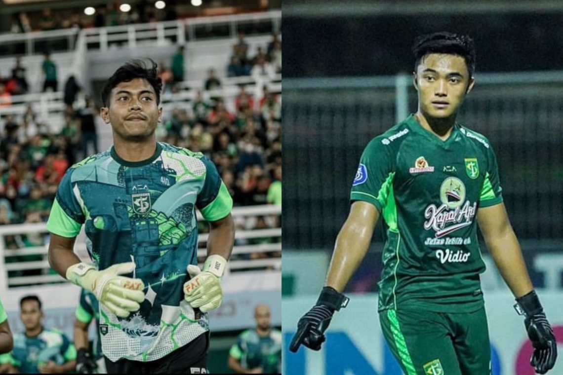 Andhik-Ernando Makin Moncer, Persaingan Dua Kawan Rebut Posisi Kiper Persebaya Surabaya 1 kiper Persebaya.