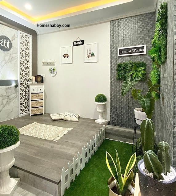 5 Inspirasi Desain Unik Mushola Rumah Minimalis Kece untuk Keluarga Muda, Makin Betah! 4 Mushola rumah minimalis terbaru.