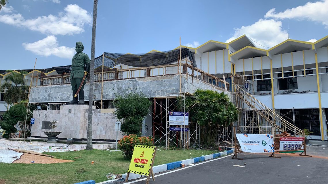 Renovasi Wajah Gedung Pemkab Jember Digelontor APBD Rp1,7 M 1 Gedung Pemkab Jember