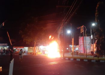 Sepeda Motor Terbakar