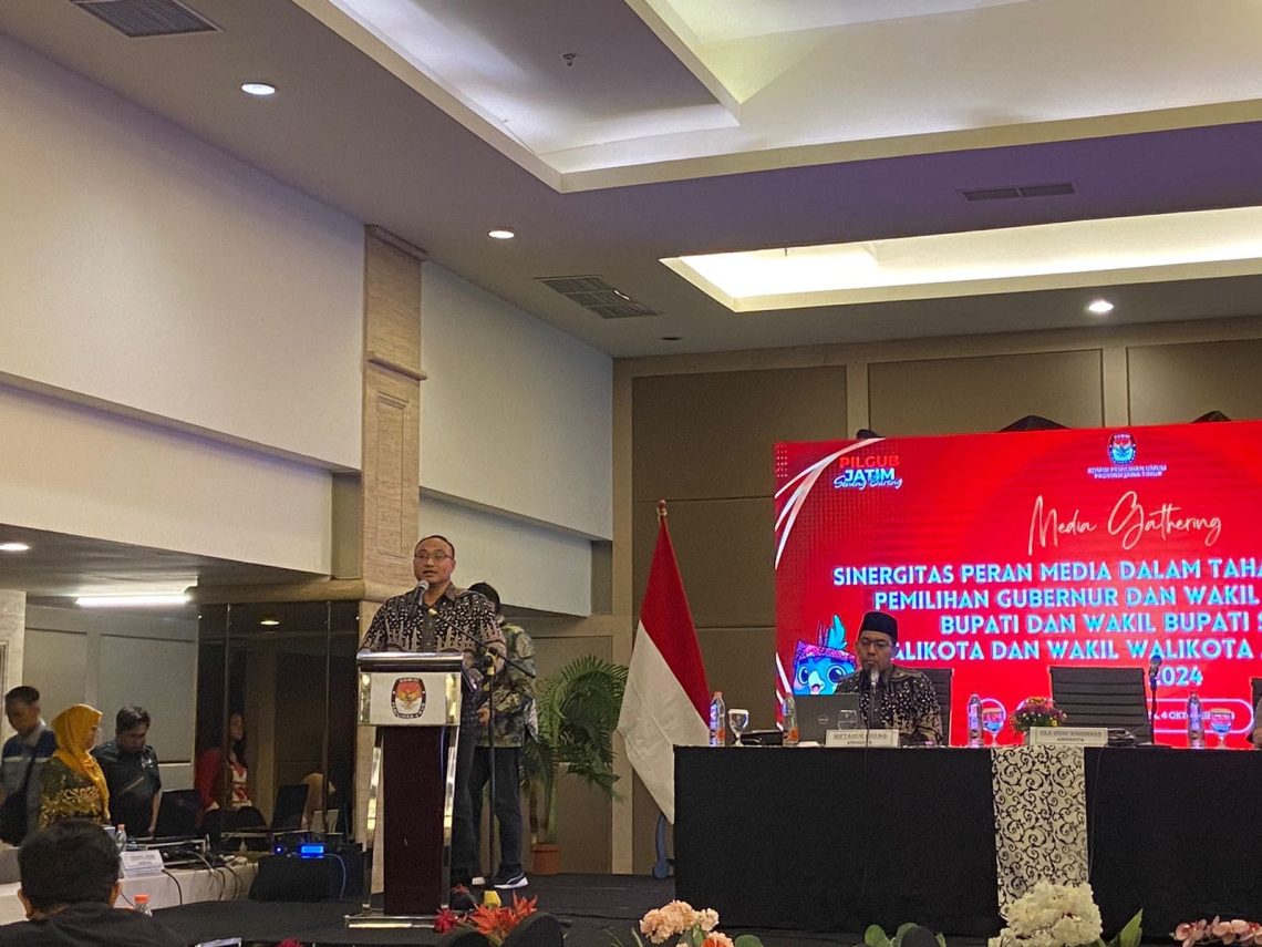 KPU Jatim Bakal Gelar Debat Paslon Pilgub Mulai 18 Oktober, Penonton Dilarang Saling Serang 1 KPU Jatim.