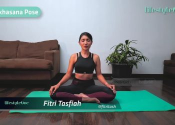Senam yoga untuk pemula.