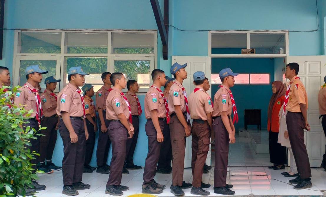 Siswa SMKN 1 Mojokerto.