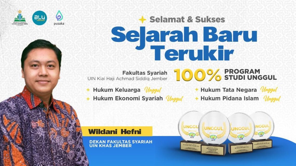 Fakultas Syariah UIN KHAS Jember Siapkan Terobosan Baru, Usai 100 Persen Raih Akreditasi Unggul 1 UIN KHAS Jember.