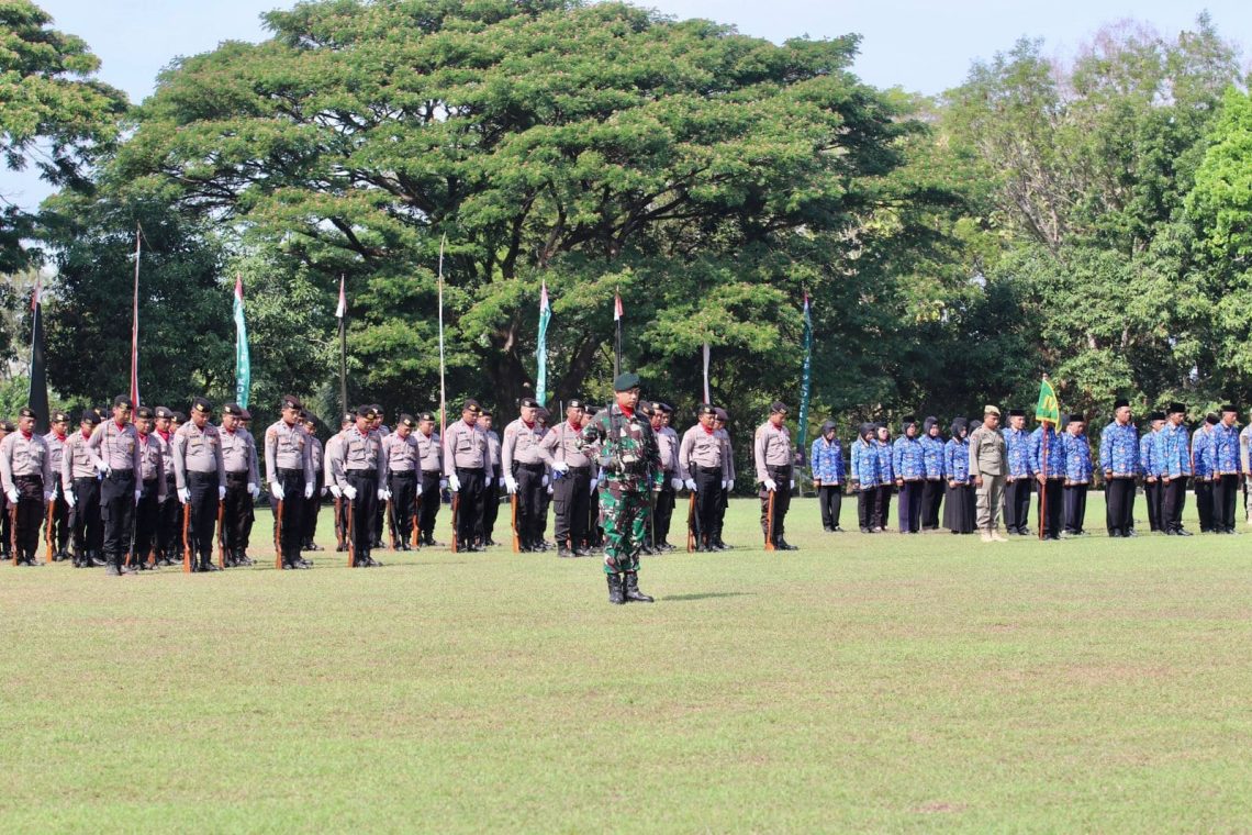 HUT Ke-79 TNI di Jember Menjadi Momentum Mengawal Indonesia Maju 1 TNI.