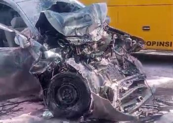 Mobil kakak Mantan Kapolri Badrodin Haiti