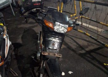 Sepeda motor milik korban