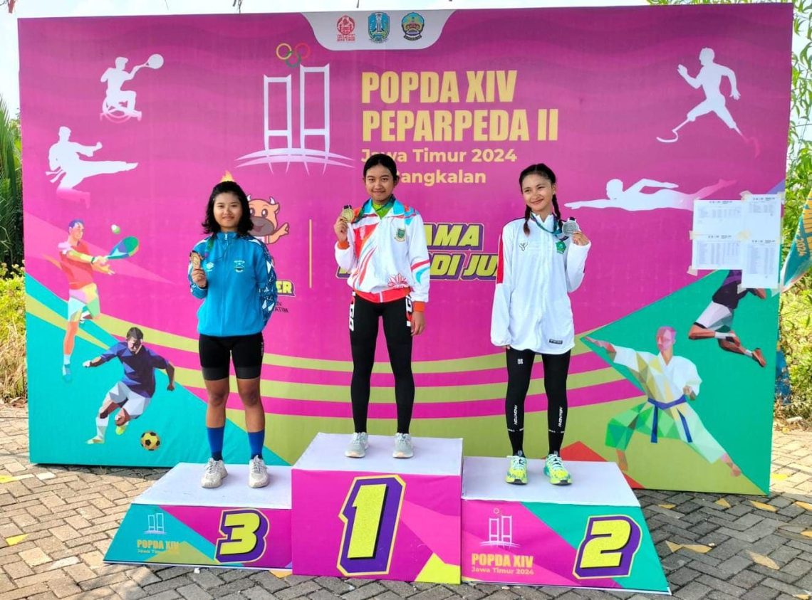 Update Popda XIV 2024, Cabor Balap Sepeda Putri Sumbang Emas Pertama Kota Mojokerto 1 Balap sepeda.