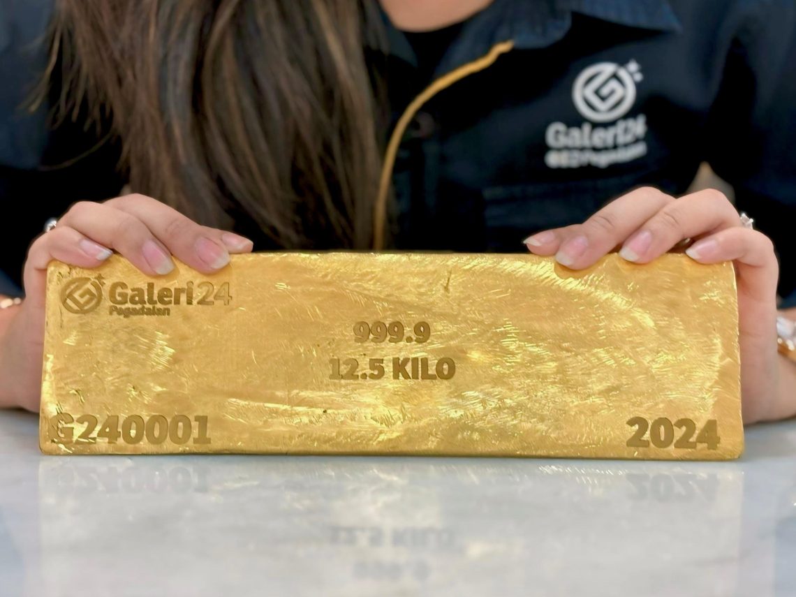 Pegadaian lewat Galeri 24 Tawarkan Investasi Emas Batangan Denominasi 12,5 Kg, Ini Kelebihannya! 1 Emas batangan.