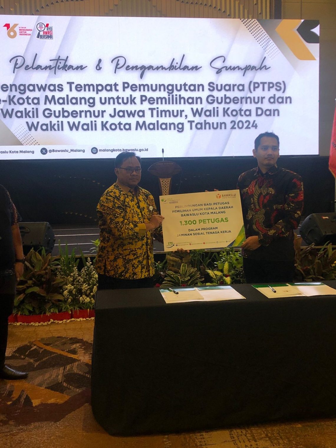 Bawaslu Kota Malang Lindungi 1.300 Petugas Pilkada dengan Program Jaminan Sosial BPJS Ketenagakerjaan 1 Bawaslu BPJS