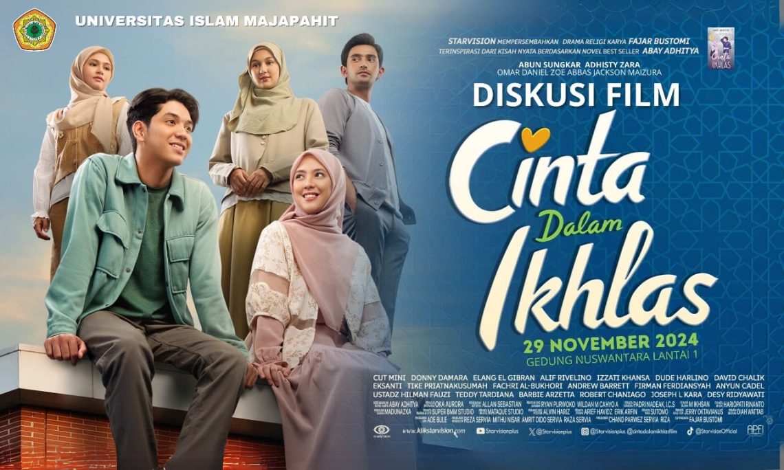 Unim Mojokerto Bakal Diskusi Film Cinta dalam Ikhlas, Catat Tanggalnya! 1 Cinta dalam Ikhlas.