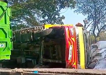 Kecelakaan truk.