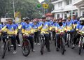 Berolahraga Bersama di Hantaru 2024 Sekaligus Kampanyekan Gempur Rokok Ilegal 3 Goes Pemkot