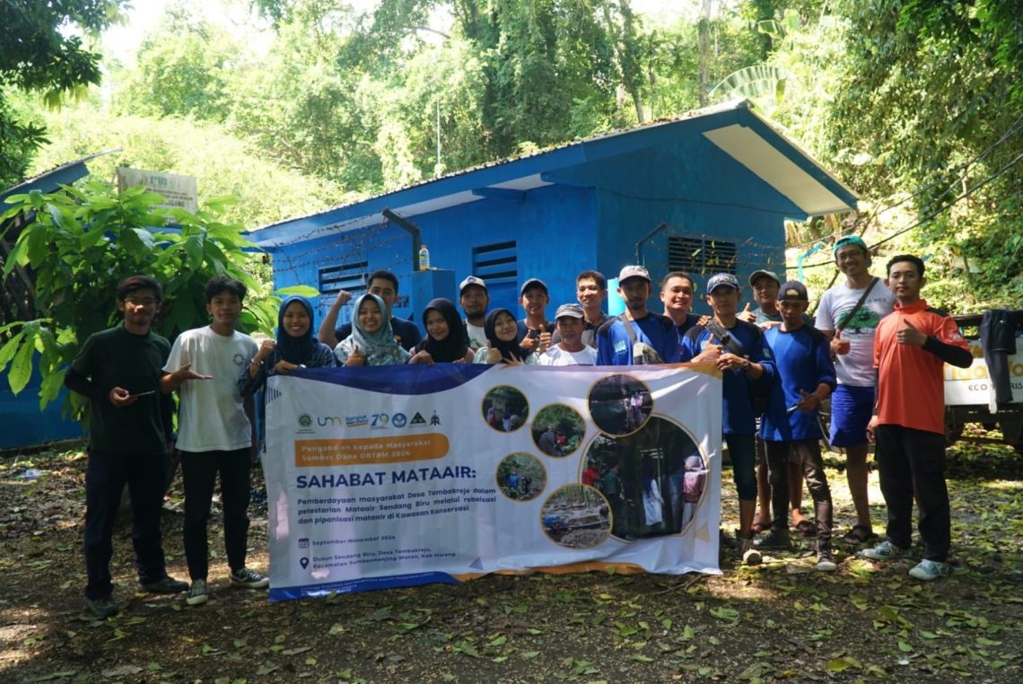 Tim Dosen UM dan Masyarakat Sendang Biru Berhasil Bangun Instalasi Pompa untuk Pemenuhan Kebutuhan Air Bersih 1 Intalasi Air