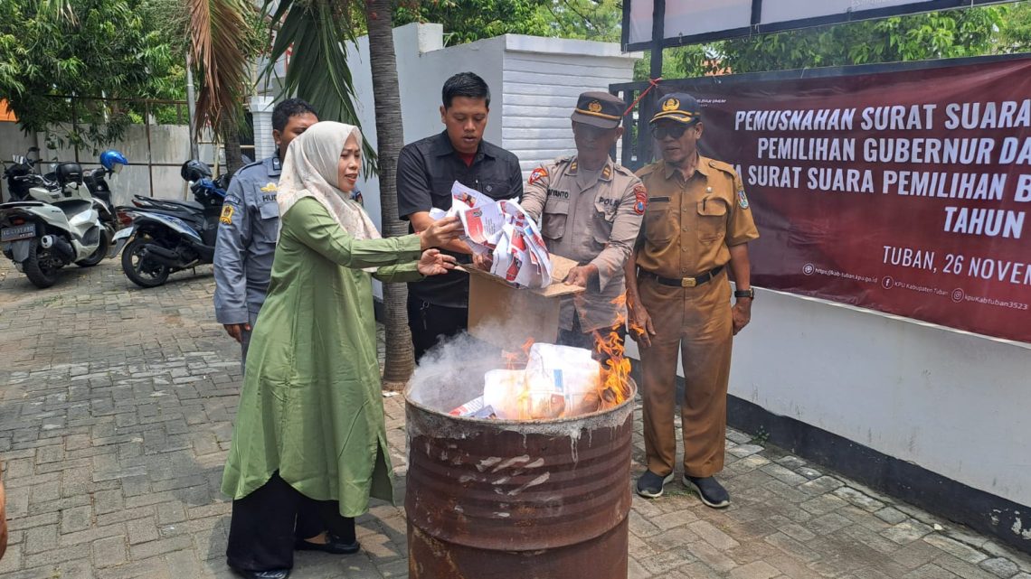 pemusnahan surat suara Pilgub
