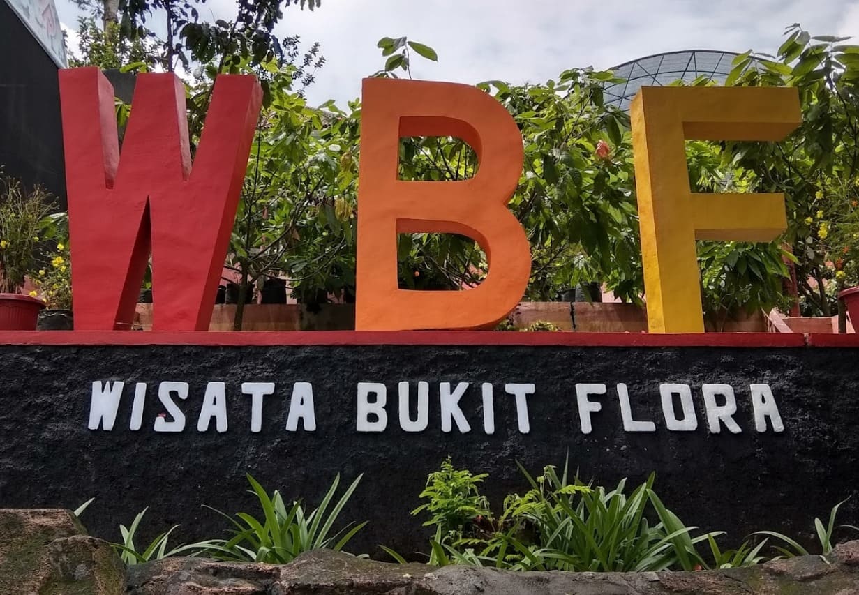 Wisata Bukit Flora di Pasuruan.