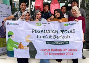 14.000 Paket Makanan Pegadaian Kanwil XII Surabaya Ludes Dibagikan lewat Program Jumat Berkah 1 Pegadaian Kanwil XII Surabaya.