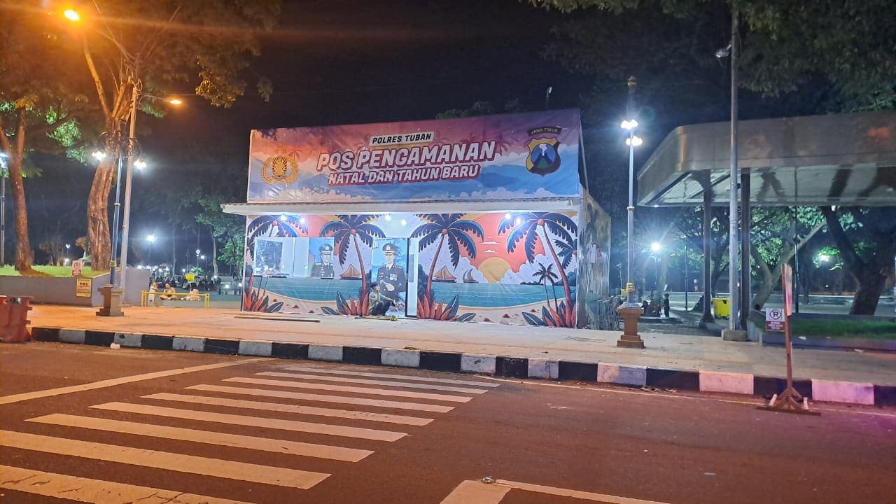 Pos siaga di Tuban.