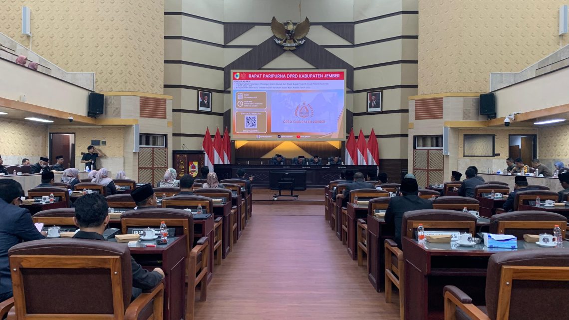 DPRD Jember Rapat Paripurna, Tetapkan Bupati dan Wakil Bupati Terpilih di Pilkada 2024 1 DPRD Jember.