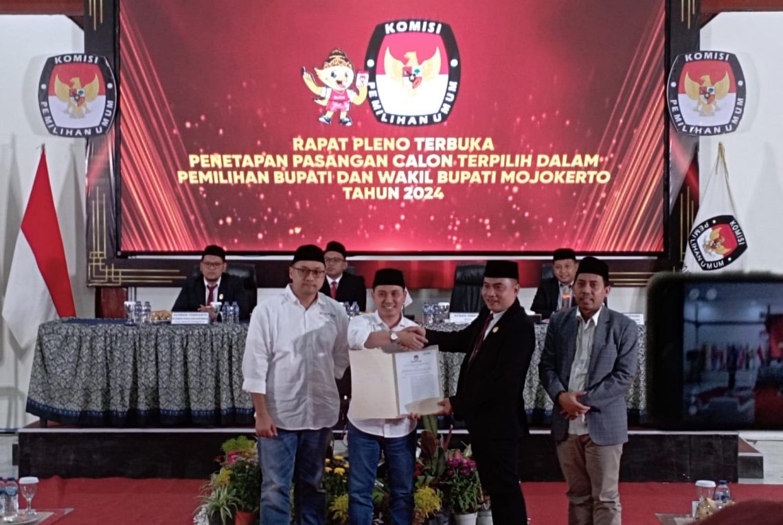 100 Hari Kerja, Janji Mubarok Pasca Penetapan Bupati-Wakil Bupati Mojokerto Terpilih 1 Mubarok.