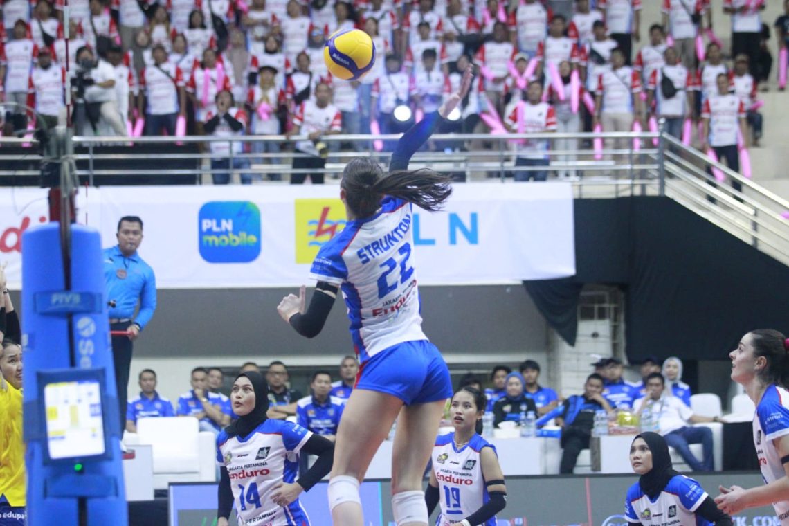 Jakarta Pertamina Enduro Raih Kemenangan di Seri Ketiga Proliga 2025, Libas Bandung BJB Tandamata 3-1 1 Pertamina Enduro.
